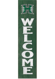 KH Sports Fan Hawaii Warriors 11x46 Welcome Leaning Sign