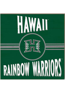 KH Sports Fan Hawaii Warriors 10x10 Retro Sign