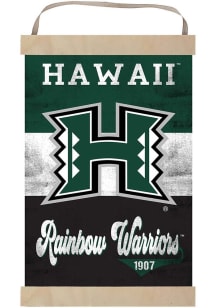 KH Sports Fan Hawaii Warriors Reversible Retro Banner Sign
