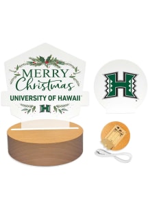 Hawaii Warriors Holiday Light Set Desk Accessory