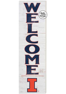 KH Sports Fan Illinois Fighting Illini 10x35 Welcome Sign