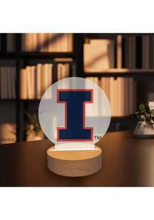 Illinois Fighting Illini Logo Light Desk Accessory
