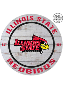 KH Sports Fan Illinois State Redbirds 20x20 In Out Weathered Circle Sign