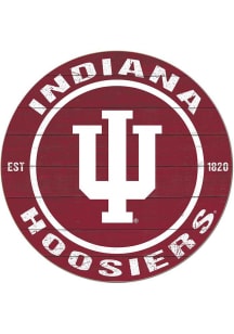 KH Sports Fan Indiana Hoosiers 20x20 Colored Circle Sign