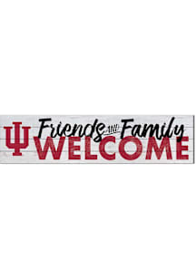 KH Sports Fan Indiana Hoosiers 40x10 Welcome Sign - White