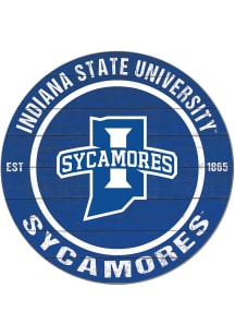 KH Sports Fan Indiana State Sycamores 20x20 Colored Circle Sign