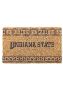 Indiana State Sycamores Holiday Logo Door Mat