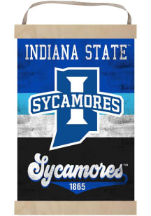 KH Sports Fan Indiana State Sycamores Reversible Retro Banner Sign