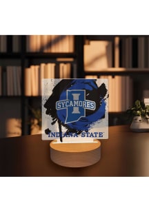 Indiana State Sycamores Paint Splash Light Desk Accessory