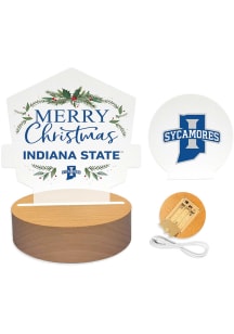 Indiana State Sycamores Holiday Light Set Desk Accessory