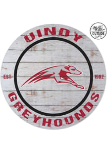 KH Sports Fan Indianapolis Greyhounds 20x20 In Out Weathered Circle Sign