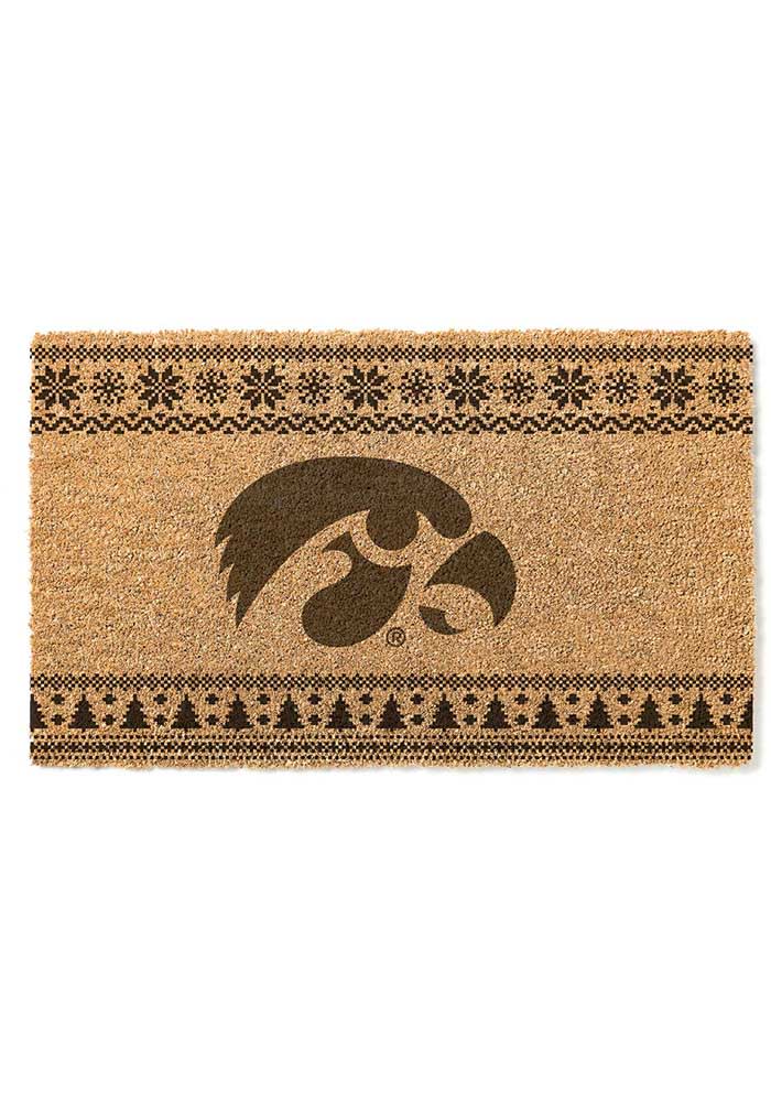 Colorado Buffaloes 18 x 30 Holiday Coir Doormat