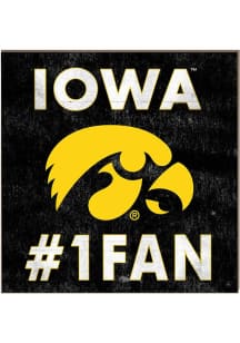 KH Sports Fan Iowa Hawkeyes 10x10 #1 Fan Sign