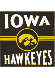 KH Sports Fan Iowa Hawkeyes 10x10 Retro Sign