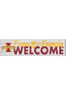 KH Sports Fan Iowa State Cyclones 40x10 Welcome Sign