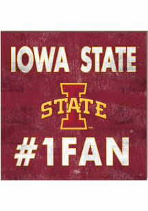 KH Sports Fan Iowa State Cyclones 10x10 #1 Fan Sign