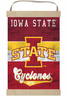 KH Sports Fan Iowa State Cyclones Reversible Retro Banner Sign