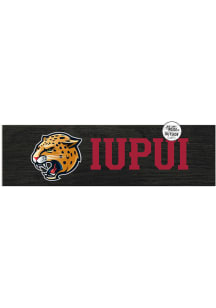 KH Sports Fan IUPUI Jaguars 35x10 Indoor Outdoor Colored Logo Sign