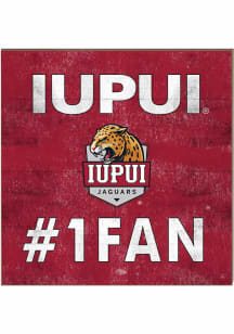 KH Sports Fan IUPUI Jaguars 10x10 #1 Fan Sign