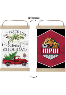 KH Sports Fan IUPUI Jaguars Holiday Reversible Banner Sign