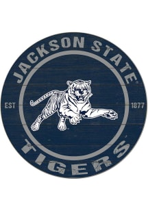 KH Sports Fan Jackson State Tigers 20x20 Colored Circle Sign