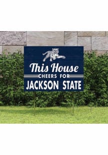 Jackson State Tigers 18x24 This House Cheers Yard Sign