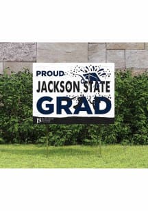 Jackson State Tigers 18x24 Proud Grad Logo Yard Sign