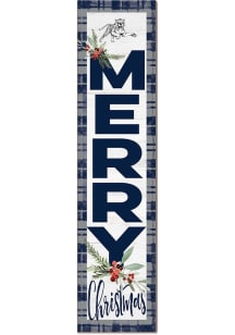 KH Sports Fan Jackson State Tigers 11x46 Merry Christmas Leaning Sign