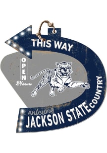 KH Sports Fan Jackson State Tigers This Way Arrow Sign