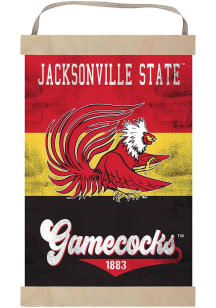 KH Sports Fan Jacksonville State Gamecocks Reversible Retro Banner Sign