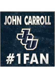 KH Sports Fan John Carroll Blue Streaks 10x10 #1 Fan Sign