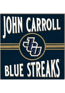 KH Sports Fan John Carroll Blue Streaks 10x10 Retro Sign