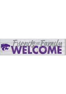 KH Sports Fan K-State Wildcats 40x10 Welcome Sign