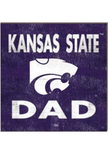 KH Sports Fan K-State Wildcats 10x10 Dad Sign