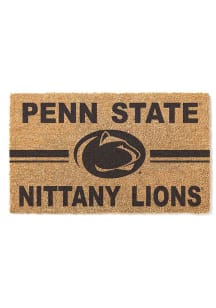 Black Penn State Nittany Lions 18x30 Team Logo Door Mat