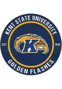 KH Sports Fan Kent State Golden Flashes 20x20 Colored Circle Sign