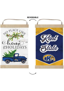 KH Sports Fan Kent State Golden Flashes Holiday Reversible Banner Sign