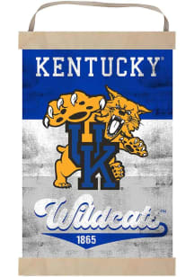 KH Sports Fan Kentucky Wildcats Reversible Retro Banner Sign