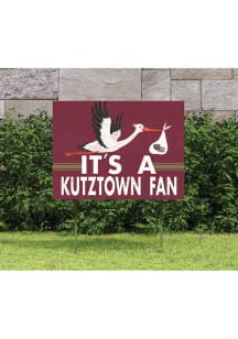 Kutztown University 18x24 Stork Yard Sign