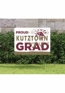 Kutztown University 18x24 Proud Grad Logo Yard Sign