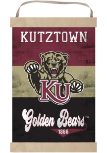 KH Sports Fan Kutztown University Reversible Retro Banner Sign