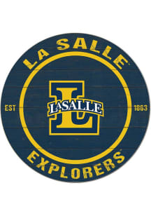KH Sports Fan La Salle Explorers 20x20 Colored Circle Sign