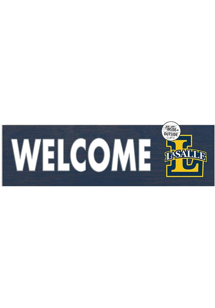 KH Sports Fan La Salle Explorers 35x10 Indoor Outdoor Colored Logo Sign