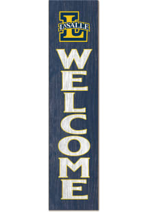 KH Sports Fan La Salle Explorers 11x46 Welcome Leaning Sign