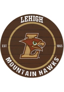 KH Sports Fan Lehigh University 20x20 Colored Circle Sign