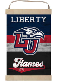 KH Sports Fan Liberty Flames Reversible Retro Banner Sign
