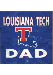 KH Sports Fan Louisiana Tech Bulldogs 10x10 Dad Sign