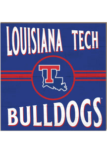 KH Sports Fan Louisiana Tech Bulldogs 10x10 Retro Sign