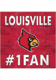 KH Sports Fan Louisville Cardinals 10x10 #1 Fan Sign