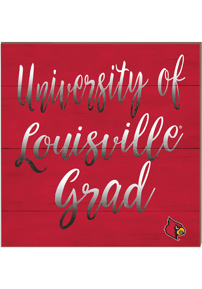 Louisville Cardinals Goal Gradient 10 x 10 Sign - Sports Unlimited